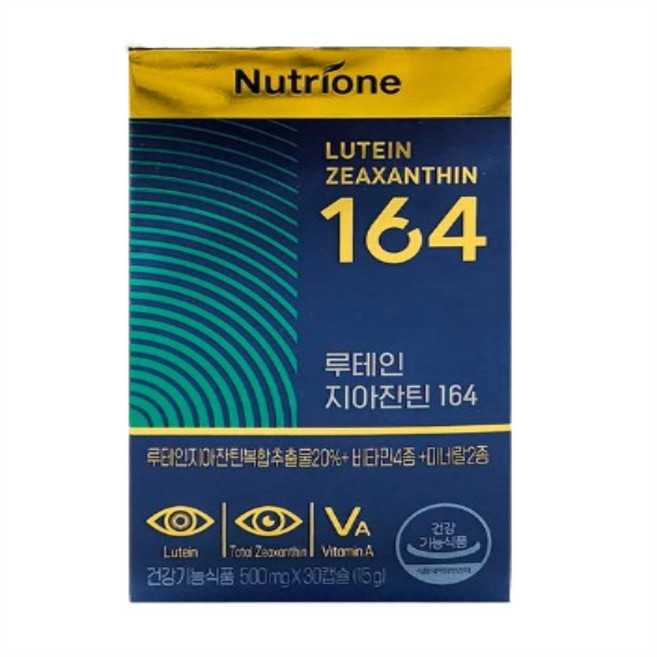 루테인 지아잔틴 164 눈영양제 눈건강 건조한 눈의피로, 30정, 6개
