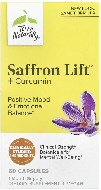 Terry Naturally Saffron Life + 커큐민 캡슐 60정, Terry Naturally Saffron Lif..., 1개 - 쿠팡