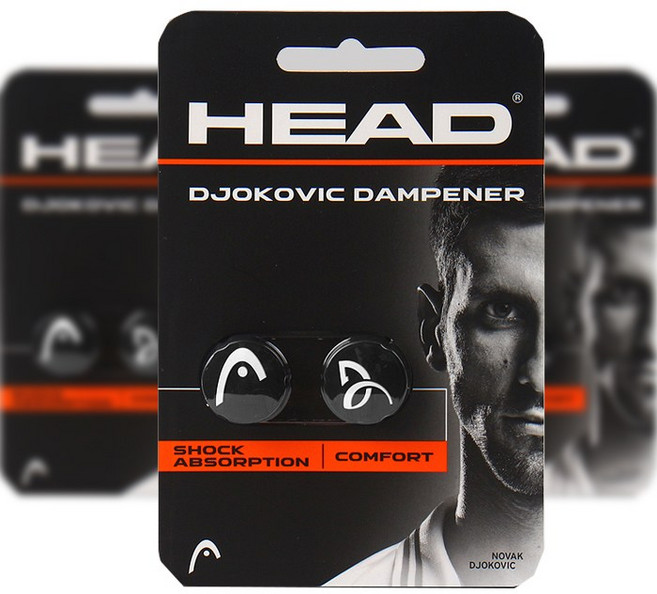 헤드 테니스 뎀프너 엘보링 조코비치 2입, 블랙, 1세트