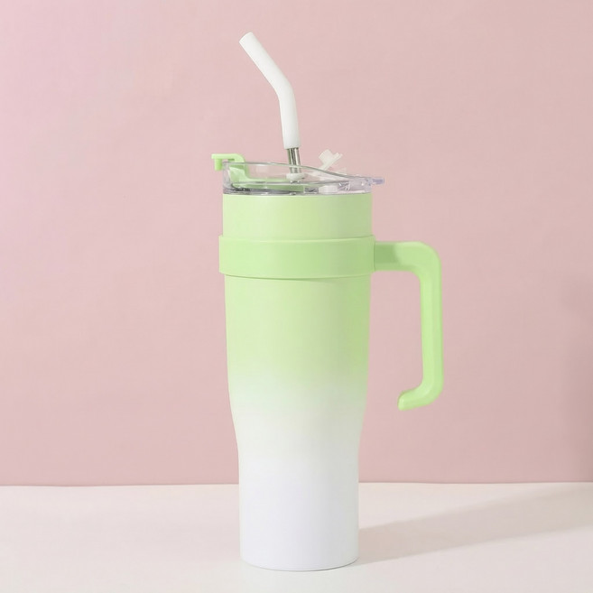 트렌타 대용량 고급 텀블러, 1개, 1.2L, 그린