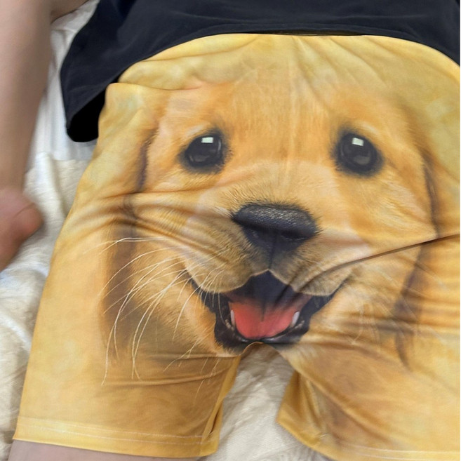 낭만파티 쓸데없는선물 쓸모없는선물 강아지 반바지 잠옷