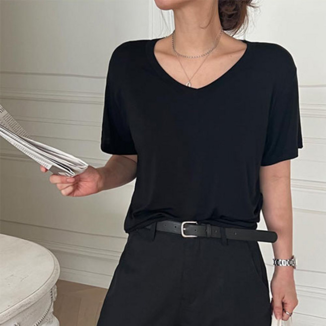 [난닝구]루갈프 브이넥반팔티