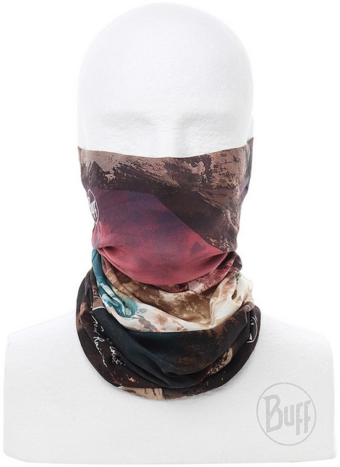 [버프] 오리지날 에코스트레치 스포츠 넥웨어 자외선차단 스포츠 마스크 (오토바이 등산 러닝 골프 라이딩 스키), 1개, MOUNTAIN Mount Rainer
