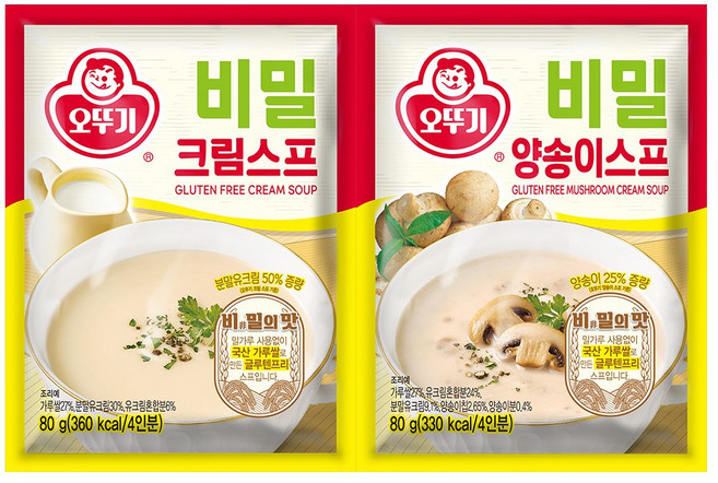 오뚜기 비밀스프 크림 5개+양송이 5개, 80g, 1세트