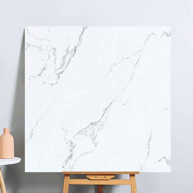 ELSECHO 두께1.6mm 자착식 바닥 시트 가정용 방수 내마모 무접착 부착 침실 거실 주방 범용 600*600mm, 15개, FDBB01