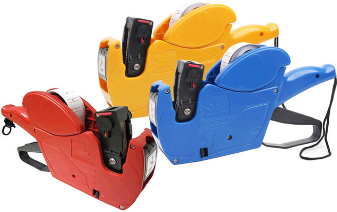 오토몬 스티커라벨기 롤텍기 가격표시기 한글8열 CN979, CN979(고급형)-블루