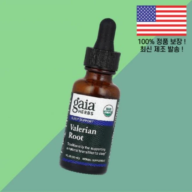 가이아 허브 발레리안 뿌리 루트 1온스 30ml Gaia Herbs Valerian Root 1 floz, 가이아 허브 발레리안 뿌리 루트 1온스 30ml Gai, 1 - 쿠팡