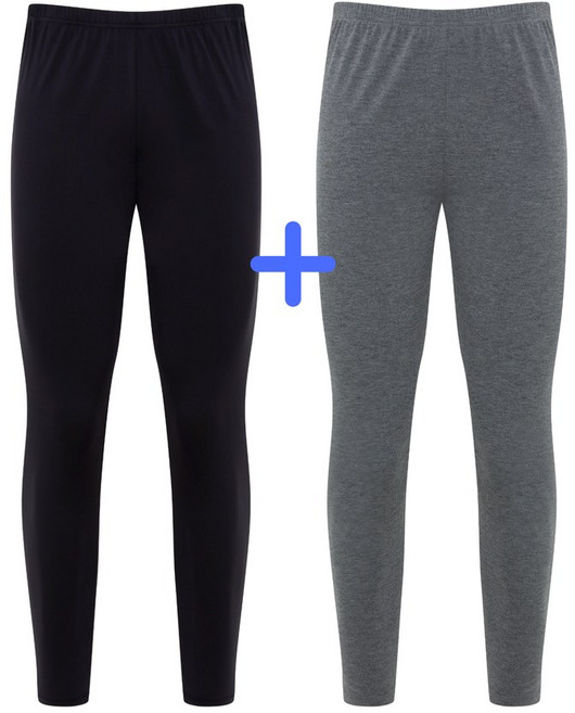 [로쉬] 부드럽고 따뜻한 남자 소프트터치 내복 타이즈 2장 세트