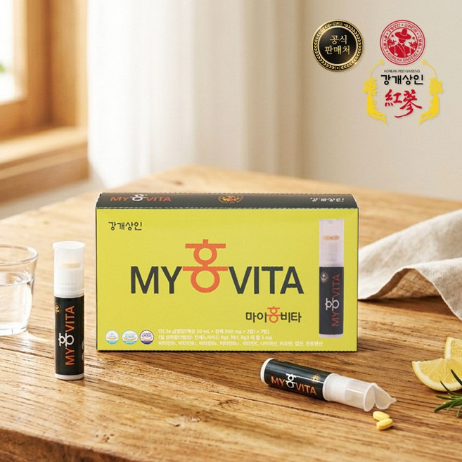 강개상인 홍비타(20ml 환2정 x 7입) 6년근 7일분 간편한 홍삼 비타민, 1