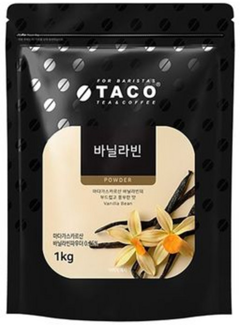 타코 바닐라빈 파우더 1kg 1박스 12개, 1개