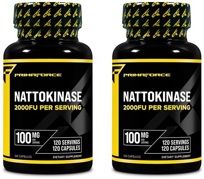 프리마포스 나토키나제 2000FU 100mg 캡슐 120정 2병, 2개 - 쿠팡