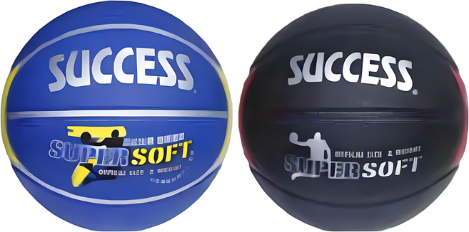 SUCCESS 街頭深溝高品質籃球, 1個, 黑色/S1177D