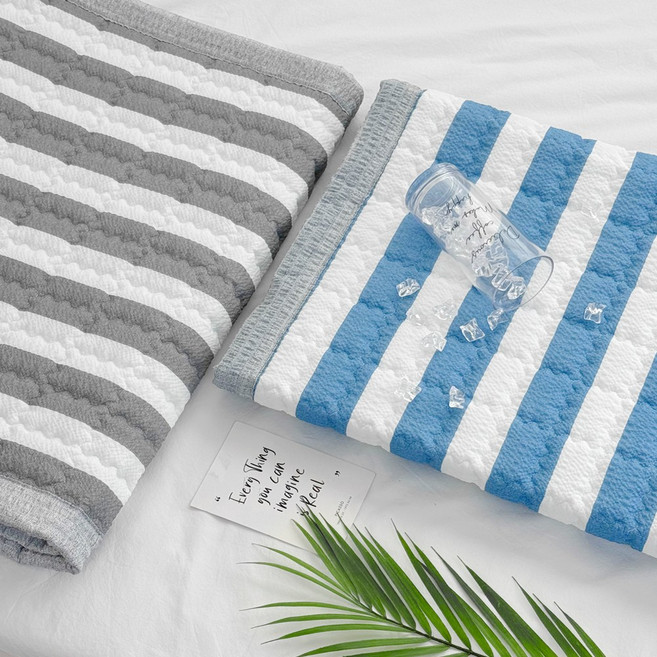 더블링 시원한 여름 시어서커 사카 쇼파패드 매트 3인용 4인용 돌쇼파