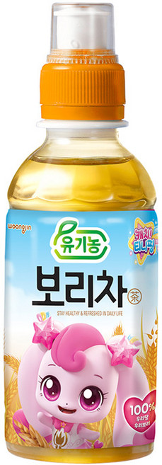 캐치! 티니핑 유기농 보리차, 200ml, 12개