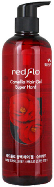 꽃을든남자 레드플로 동백 헤어젤 슈퍼하드, 1개, 500ml
