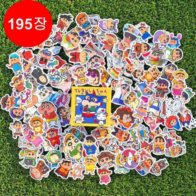 캐릭터 귀여운 방수 다이어리꾸미기 대용량 스티커, 1세트, I 짱구스티커