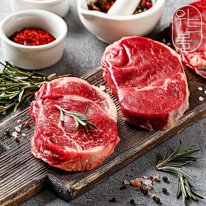 횡성축협한우 프리미엄 소고기 냉장 안심 200g, 1개