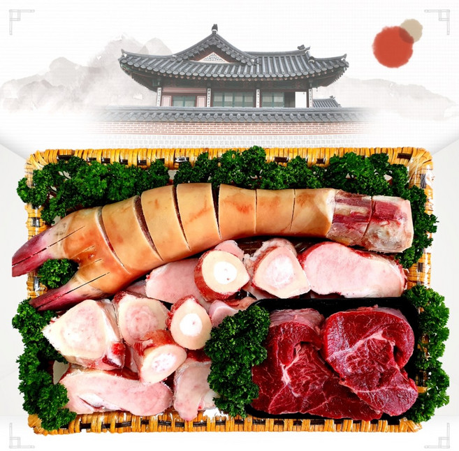 30년전통 한우선물세트 1++한우암소 우족세트 한우사골 우족 곰탕, 1개