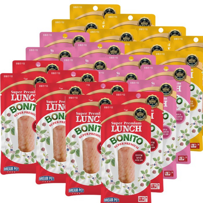 드림펫푸드 런치보니또, 20g, 24개