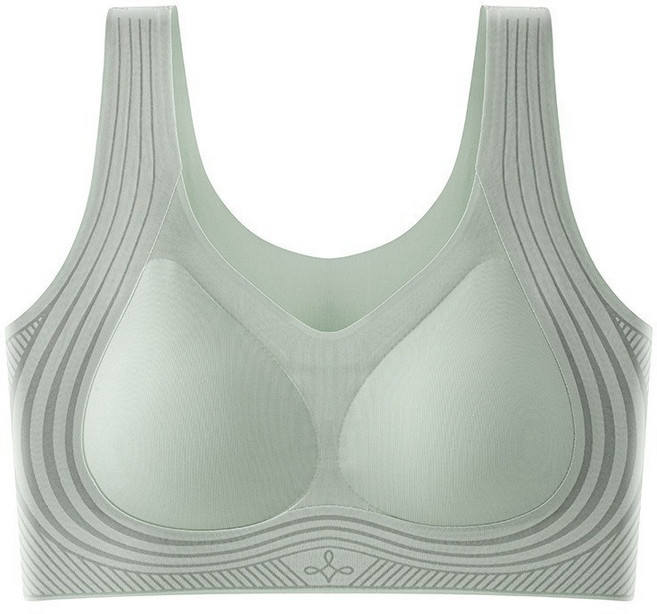 無鋼圈運動內衣 涼感冰絲背心式內衣 美背