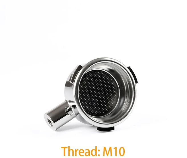 테이블소품거치대 바텀리스 커피 포타필터 헤드 58mm 필터 2 컵 바구니 포함 Hibrew h10a Hibrew h7 Hibrew, 01 With 2Cup Basket