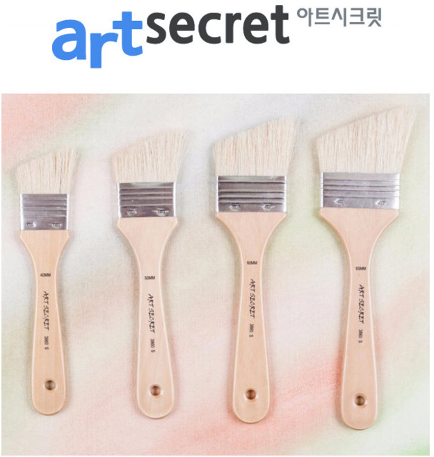 새한 아트시크릿 다용도 브러쉬 # 3860 S 배경붓, 1개, 60mm