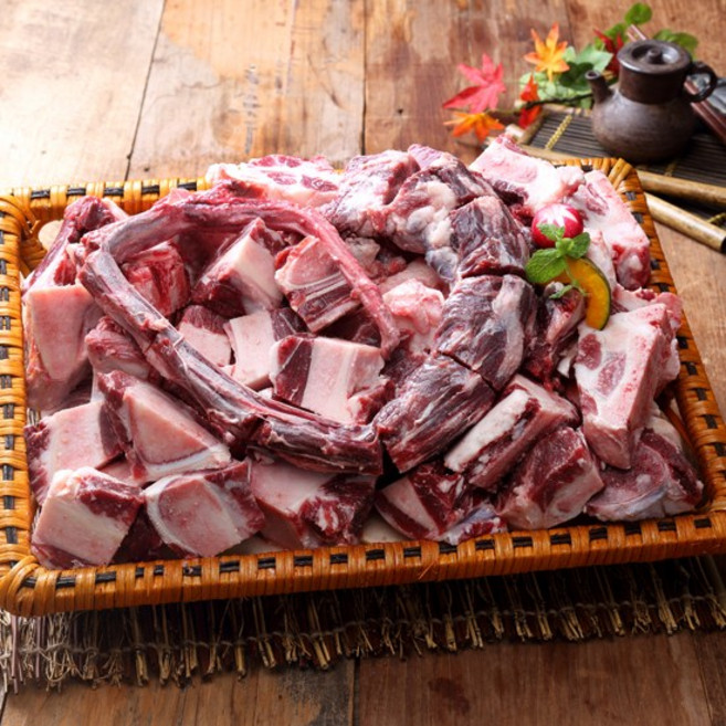 [푸토리] [名品]횡성한우 꼬리세트 4kg내외(꼬리+반골) [1등급이상], 1