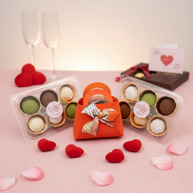 두바이 모찌 쫀득쿠키 선물세트 화이트데이 선물 단체주문 답례품, 1개, 270g