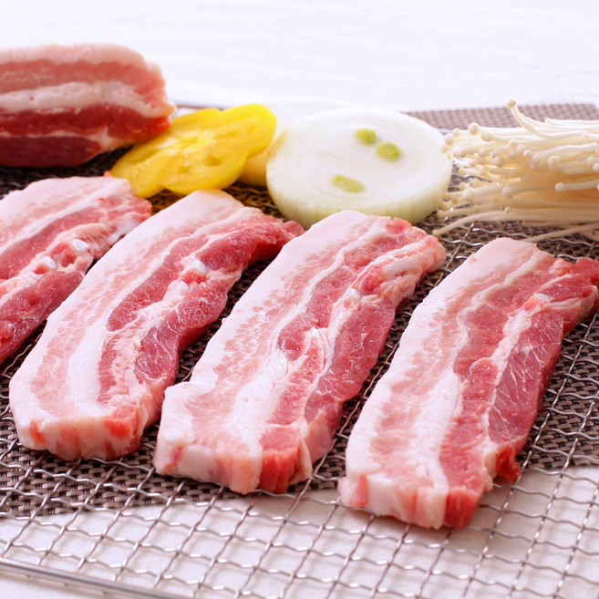 가야촌 한돈 냉장 삼겹살 : 바베큐용, 1개, 500g