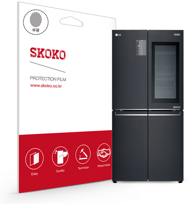 스코코 LG 디오스 상냉장 세미빌트인 F531MC75 액정보호필름