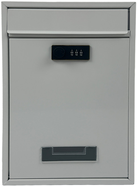 윈라이트 비밀번호 우체통 철제 우편함 주택 상가 포스트박스, 화이트