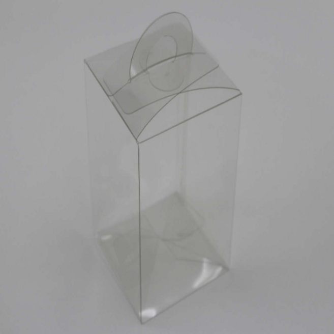 신명종합박스 캔들박스 손잡이PET2호 손잡이 투명 상자 답례 포장 50매