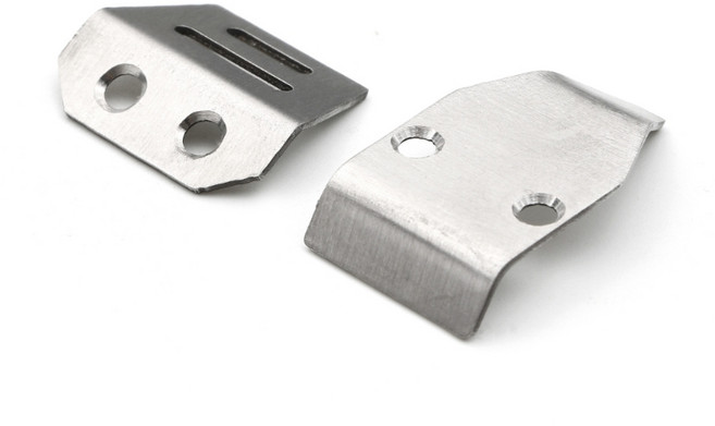 자동차 장난감 리모컨 크롤러용 스키드 플레이트 장난감 자동차 수집기용 금속 액세서리 스키드 플레이트 아머, 1개