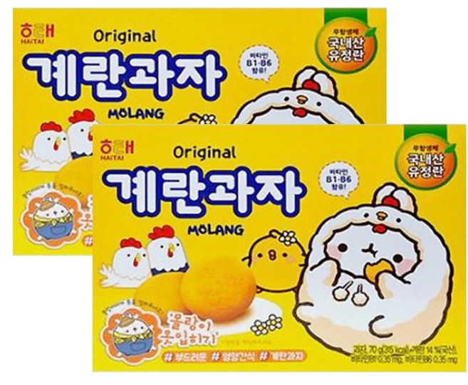 해태제과 계란과자, 70g, 2개
