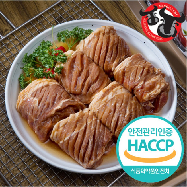 미소호박양념 돼지갈비 3.5kg, 1개