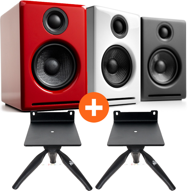 오디오엔진 A2+ Next Gen x 더믹스 스탠드 패키지, 맷블랙