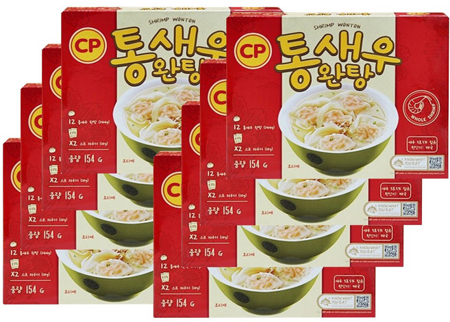 코스트코 통새우 완탕 154g, 8개