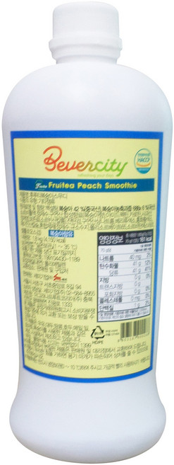 세미 후루티 복숭아 스무디 1.8kg, 1개