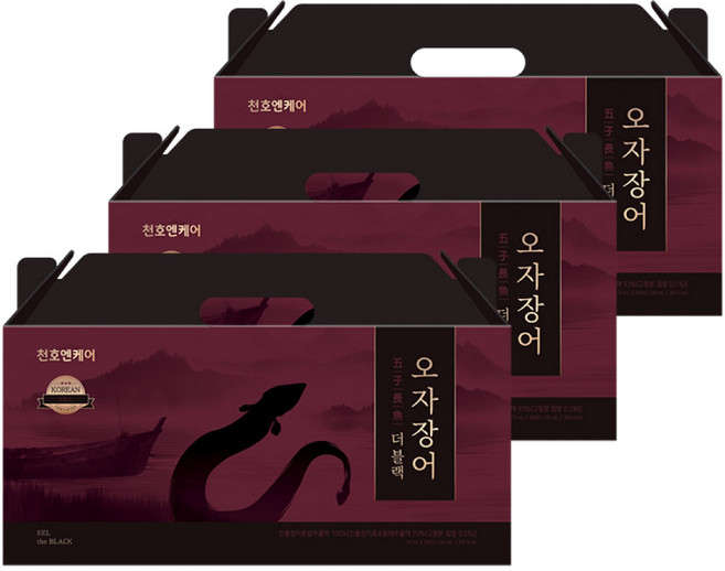 천호엔케어 장어즙 오자장어 더블랙 30p 2100ml 1개, 2.1L, 3세트