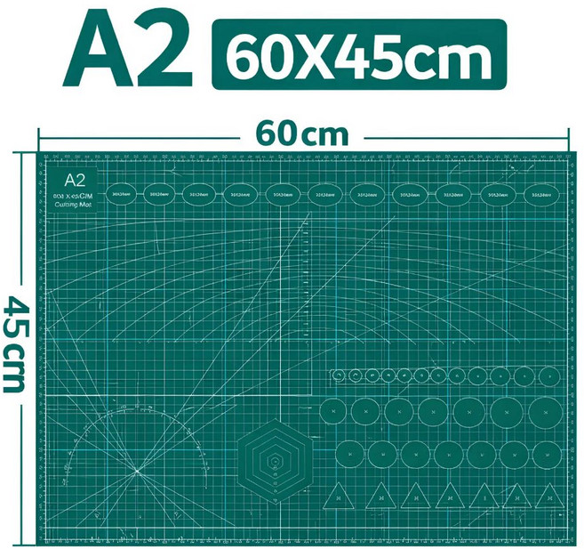 벨라킨 양면사용 데스크 컷팅매트, 그린