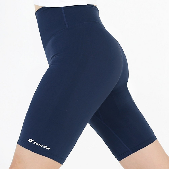스위스블루 QRIXA 쇼츠 5부 레깅스