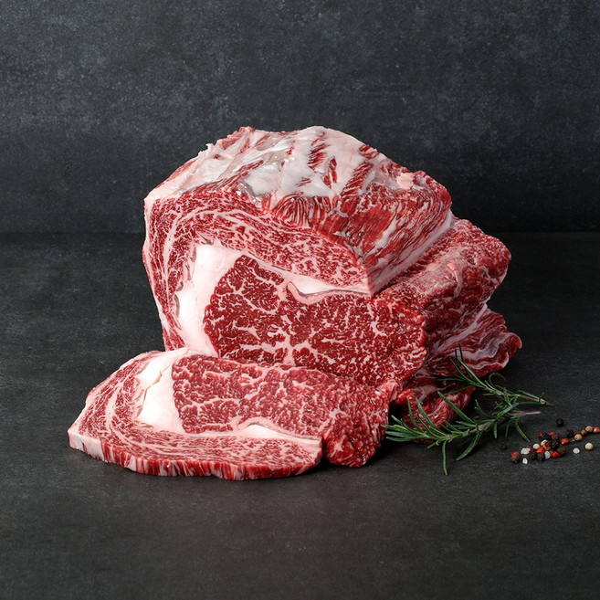 황제한우 1++등급(8이상) 한우 꽃등심 구이용 (냉장), 1개, 250g