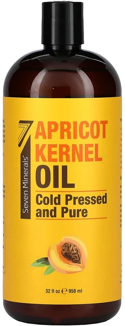 Seven Minerals 살구 커넬 오일 냉압착 및 천연 성분 무향 950ml(32fl oz), SevenMinerals살구커넬오일냉압착및천연성분무향9, 1개, 950ml - 쿠팡