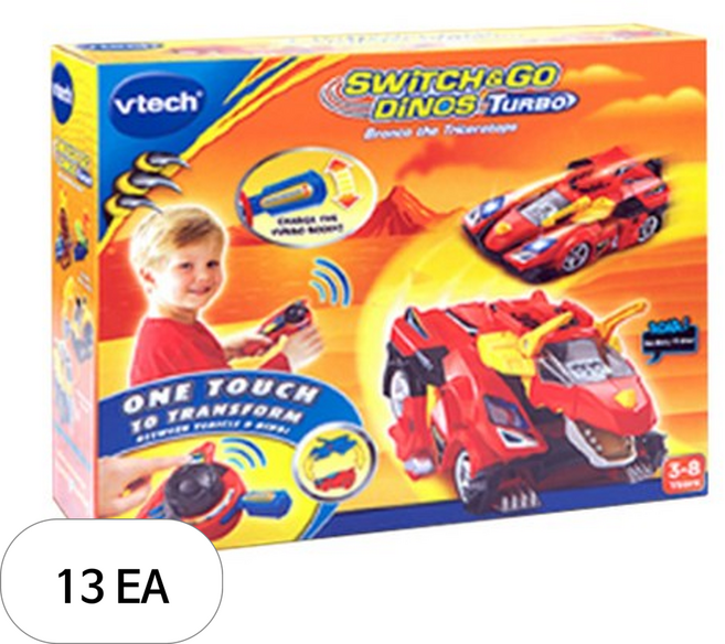 브이텍 다이노 변신 로봇 수퍼카 트리케라톱스, 13세트