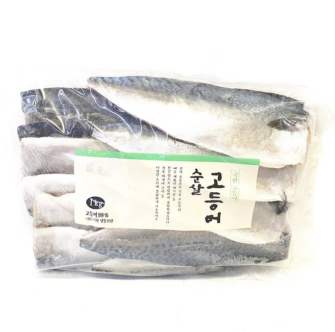 코스트코 국산 순살고등어 1KG [아이스박스], 1개