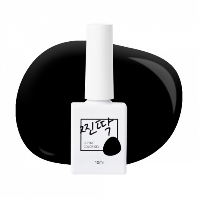찐딱 프리미엄 네일아트 젤컬러 젤네일, 1개, 10ml, JJ002 (찐 블랙)