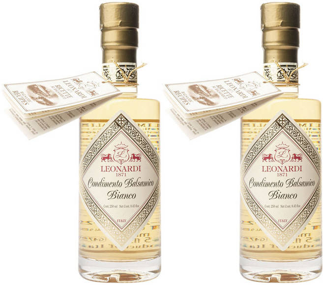 레오나르디 모데나산 콘디멘토 화이트 발사믹, 250ml, 2개