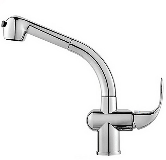 주방 싱크대 원홀 수도꼭지 교체 한샘 MSYS MF500A 수전, 1개