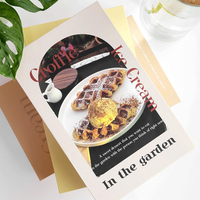 [자체제작] 수납 모형책 리모컨 정리함 수납 모형책 보관함 인테리어책 페이크북, 인더가든(M)