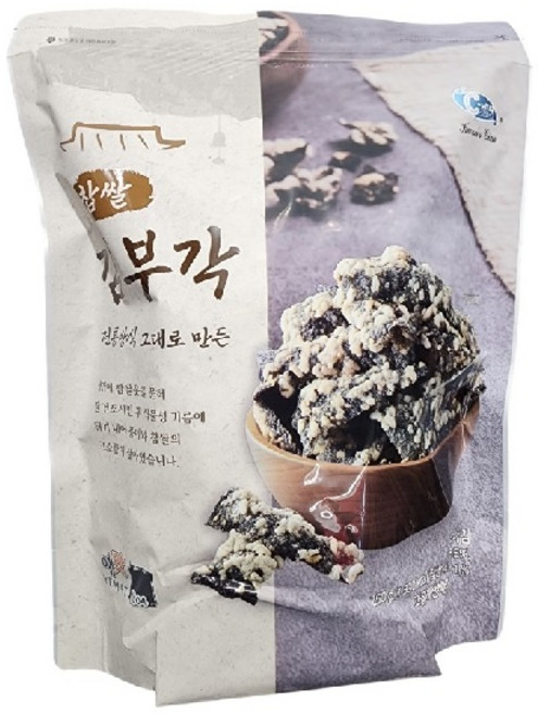 씨위드 C-WEED 찹쌀 김부각 250g | 전통방식 그대로 만든 술안주 안주 주전부리 간식 김과자 | C-WEED Seaweed Chips with Rice, 4개